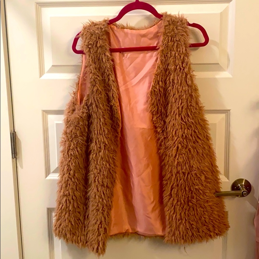 Furry soft vest